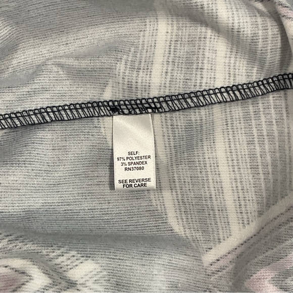 Cato Midi Dress Black White Red Diamond Design Short Sleeve Size 14 - Picture 9 of 16